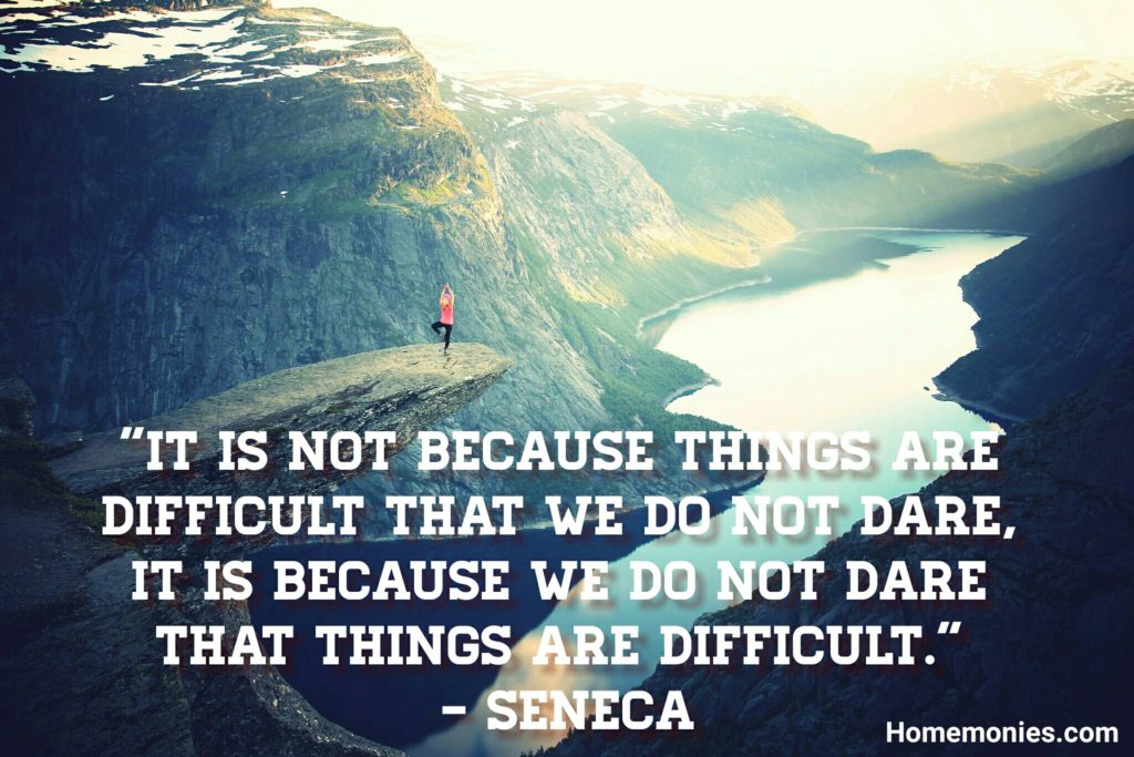 Inspirational Quote from Seneca